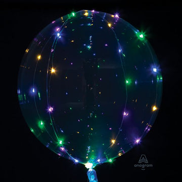 Clear Balloon with Multi-Color Lights